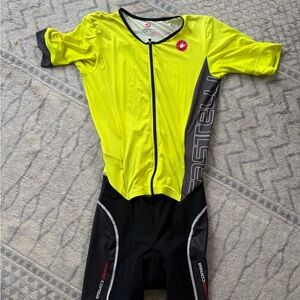 Men Cycling Jersey - Yellow and Black